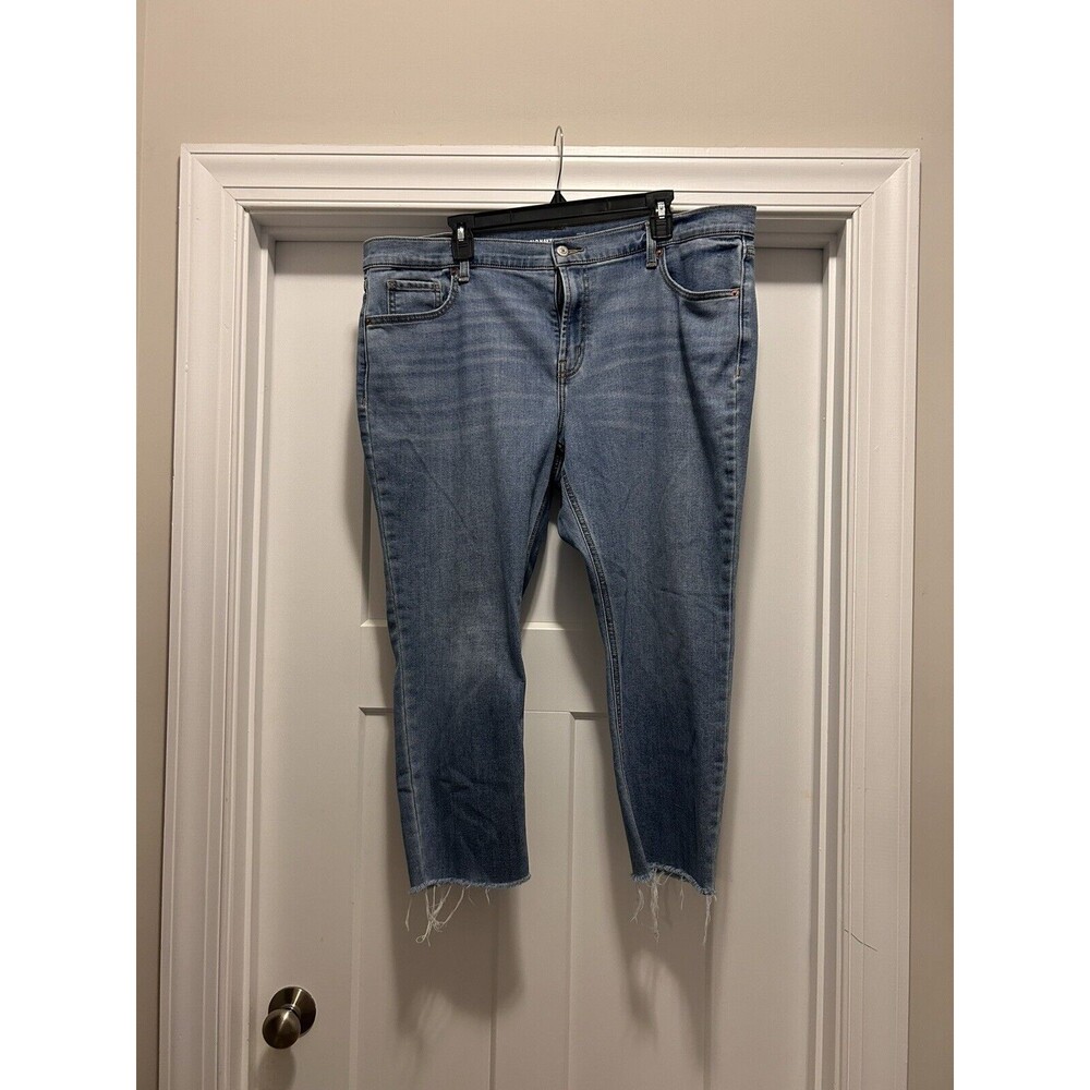 3pair Lot Old Navy Women's Size 18 Boyfriend Jeans  Blue Cotton Blend